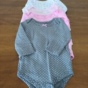 Baby girl bodysuit bundle  set 6M-9M